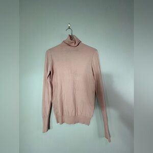J.Roberts Turtleneck Blush Sweater Size Small M20